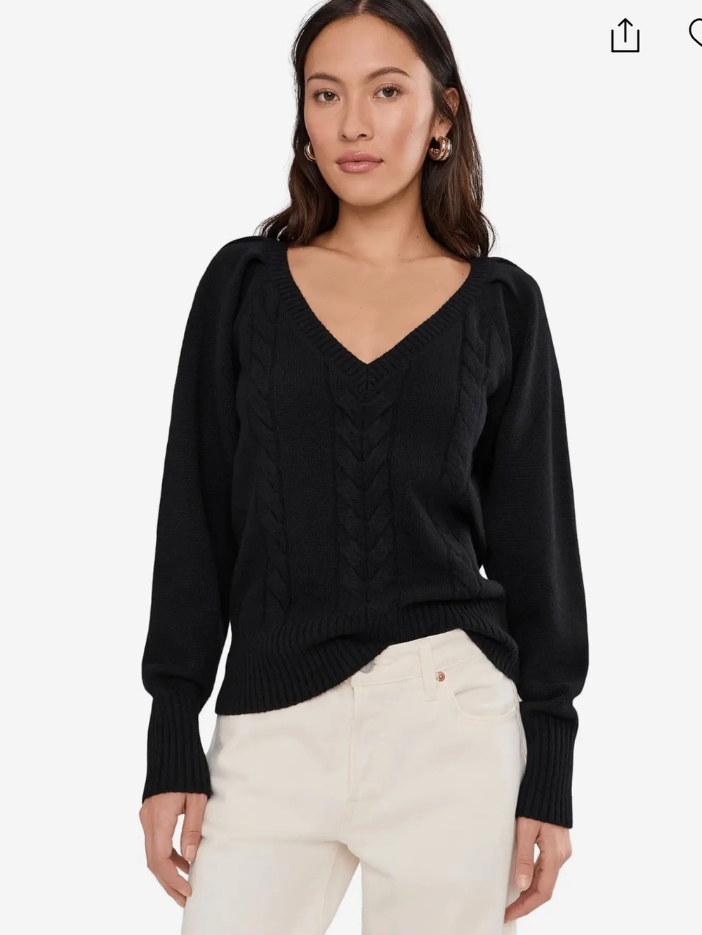 Madewell Femme V-Neck Carlia Pullover 100% Merino Wool XS NWT